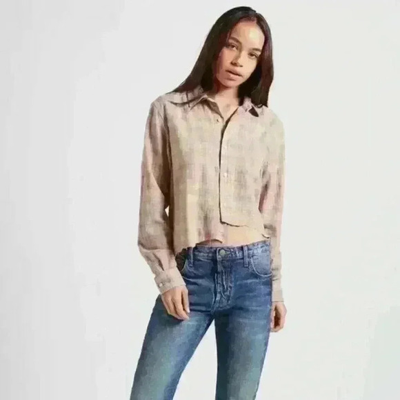 Current/Elliott Tops - NEW! Current/Elliott Womens Size 0 Mell Shirt NWT $228